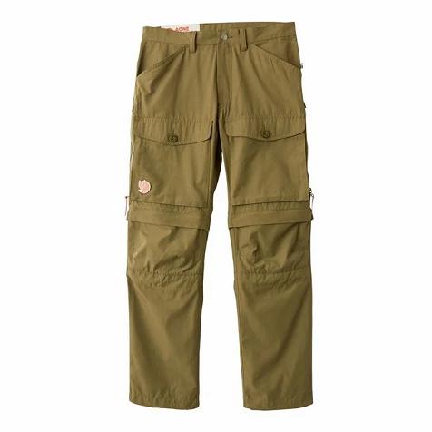 Fjallraven Men Gaiter Outdoor Pants Green PH285788 Philippines